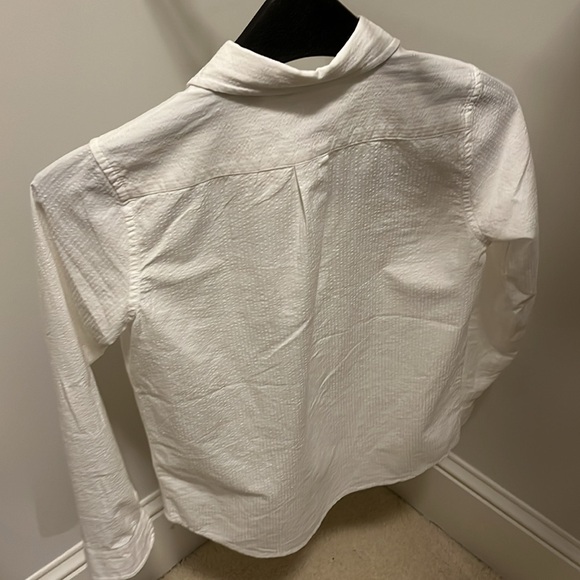 Janie and Jack white long sleeve shirt - Picture 5 of 6